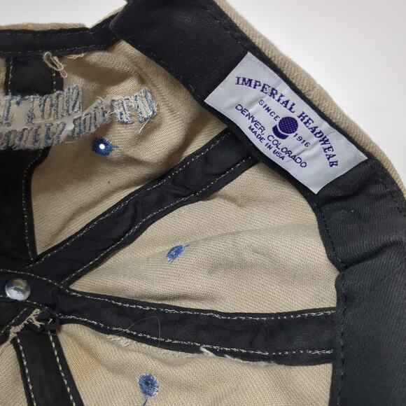 The Bluffs United States Slideback Baseball Cap Multi OS Imperial Headwear VTG - Picture 10 of 10